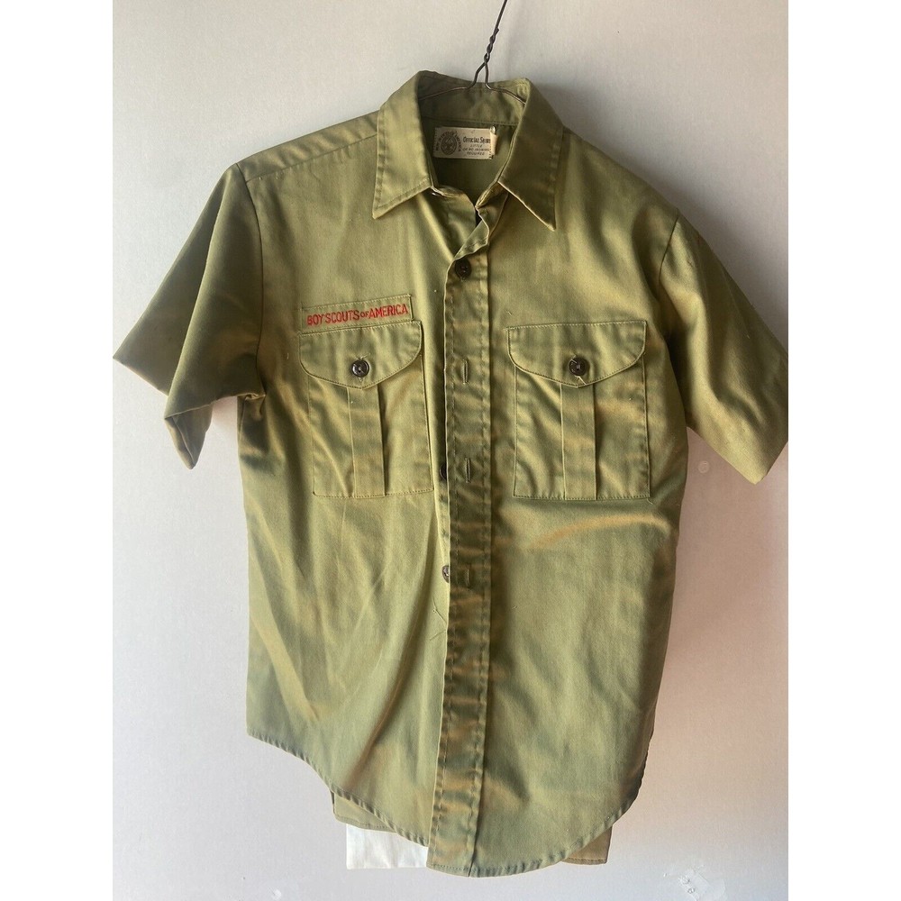 Vintage 1970s Boy Scouts of America Uniform 1 Shirt Unsized and 2 Unsized pants